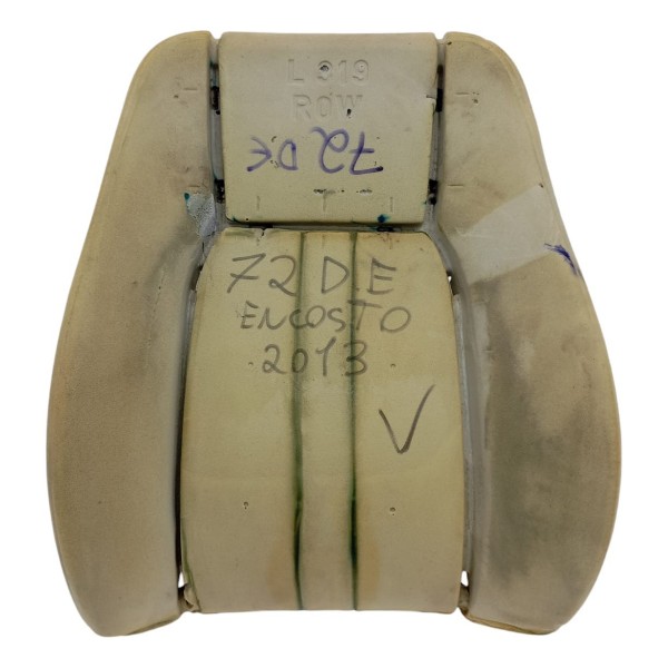 Espuma Encosto Banco Dianteiro Esquerdo Landrover Disc4 2013 Bege