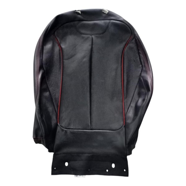 Capa Encosto Banco Dianteiro Esquerdo Bmw 328i 2013 2014 Preto