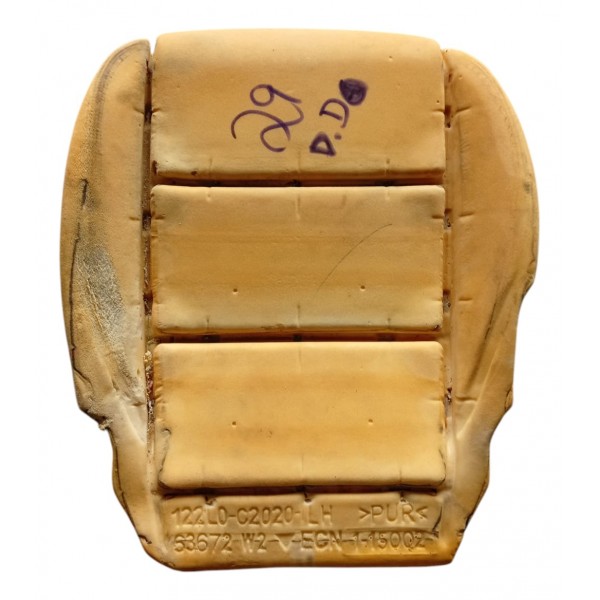 Espuma Assento Banco Nissan Kicks 2020 Dianteiro Esquerdo Amarelo