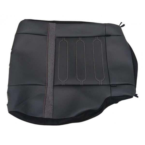 Capa Encosto Banco Traseiro Direito Citroen C4 Cactus 2023 Preto