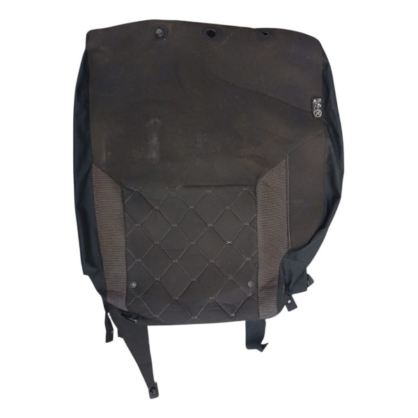 Capa Encosto Banco Traseiro Esquerdo Nissan Kicks Sl 2018 Preto