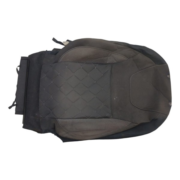 Capa Encosto Banco Dianteiro Esquerdo Nissan Kicks Sl 2018 Preto