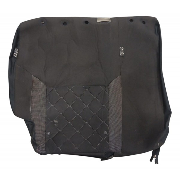 Capa Encosto Banco Traseiro Direito Nissan Kicks Sl 2018 Preto