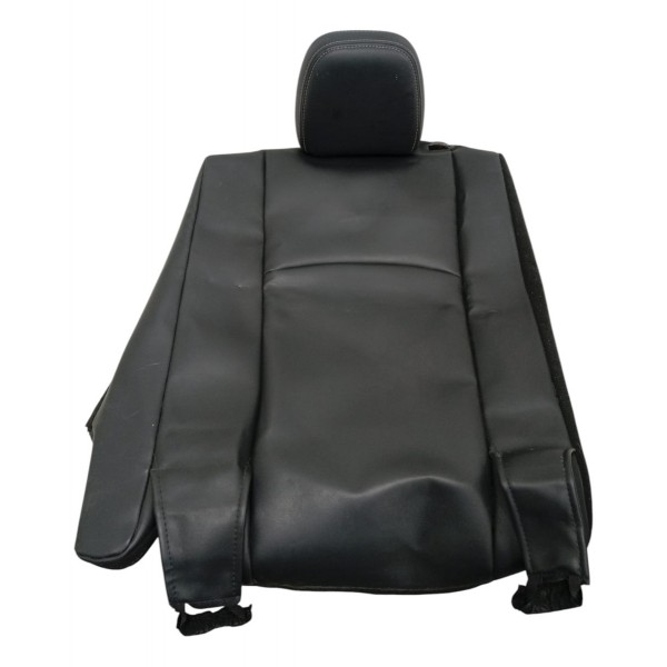 Capa Banco Encosto 7° Lugar Dodge Journey 2012 Esquerdo Preto