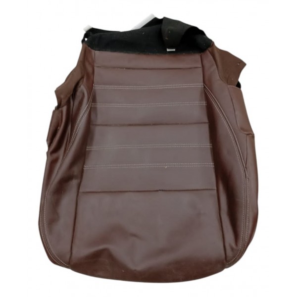 Capa Assento Banco Nissan Kicks 2017 Dianteiro Direito Chocolate