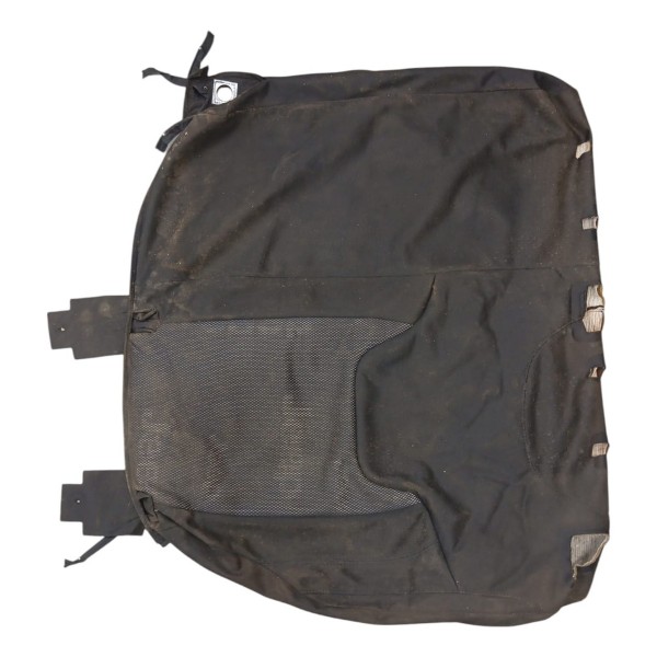 Capa Encosto Banco Traseiro Esquerdo Jeep Renegade 2019 Preto