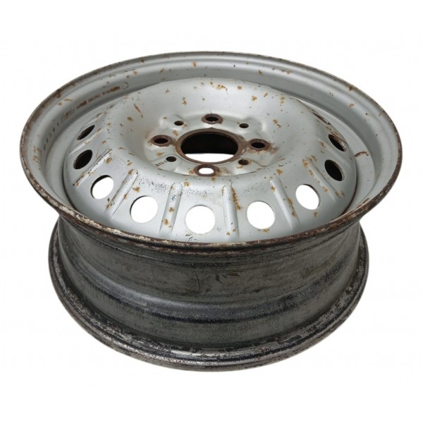 Roda Aro Ferro 13 Fiat Fiorino 2007 N1 Prateado