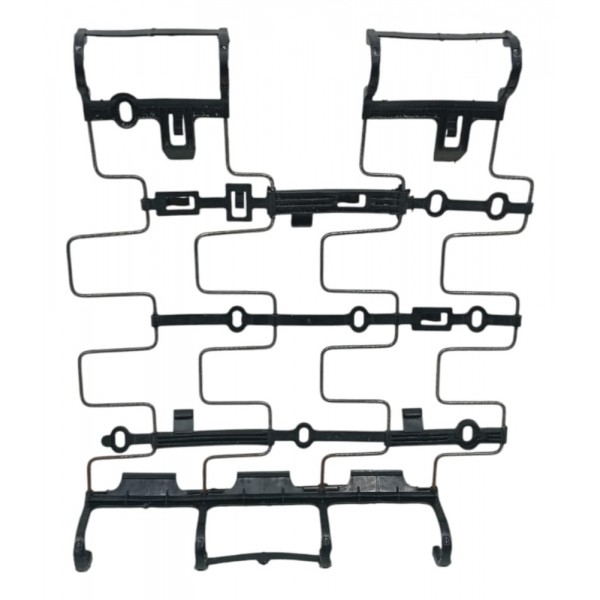 Grade Assento Banco Captur 2021 Dianteiro Esquerdo Cx5362 Preto