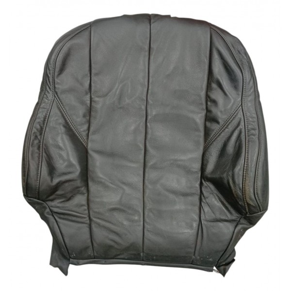 Capa Encosto Banco Gm S10 2013 A 2017 Dianteiro Esquerdo Preto