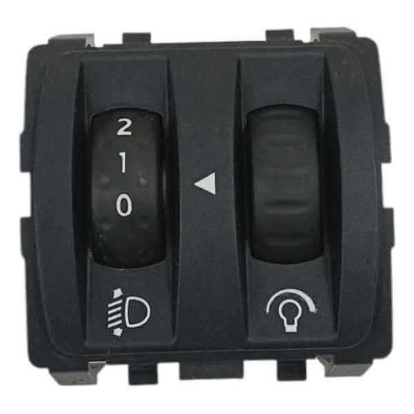Botão Regulagem Farol Luz Renault Captur Life 16a 2021