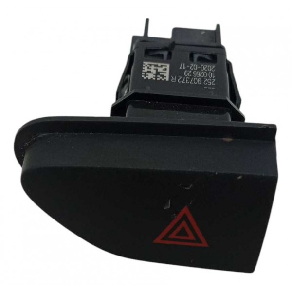 Botao Comando Pisca Alerta Renault Captur Life 16a 2021 Preto
