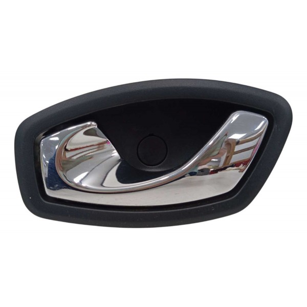 Maçaneta Interna Porta Captur Life 16a 2021 Traseira Esquerd Preto