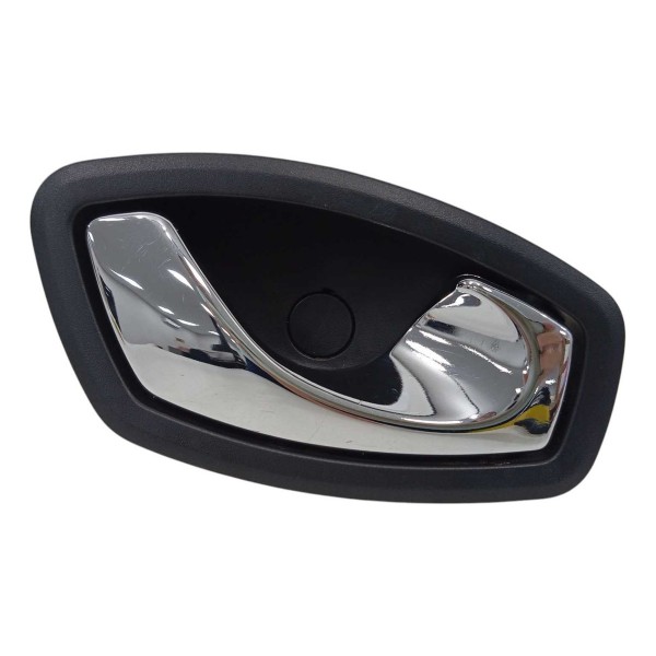 Maçaneta Interna Porta Captur Life 16a 2021 Dianteira Dir  Preto Dianteira