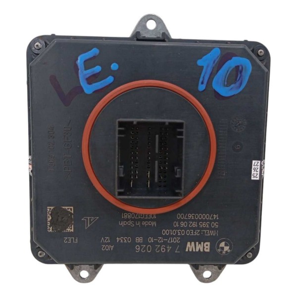 Módulo Farol Esquerdo Bmw 320i F30 2018 7492026