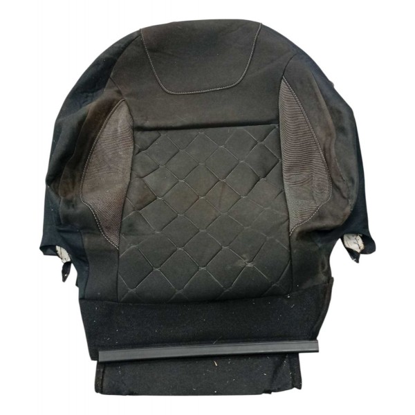 Capa Encosto Banco Dianteiro Esquerdo Nissan Kicks S 2018 Preto