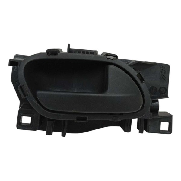 Maçaneta Interna Dianteira Direita Citroen C4 Cactus 2021 Preto Dianteira