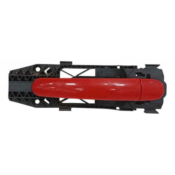 Maçaneta Externa Porta Traseira Esquerda Vw Up Mpi Mc 2020 Vermelho Traseira