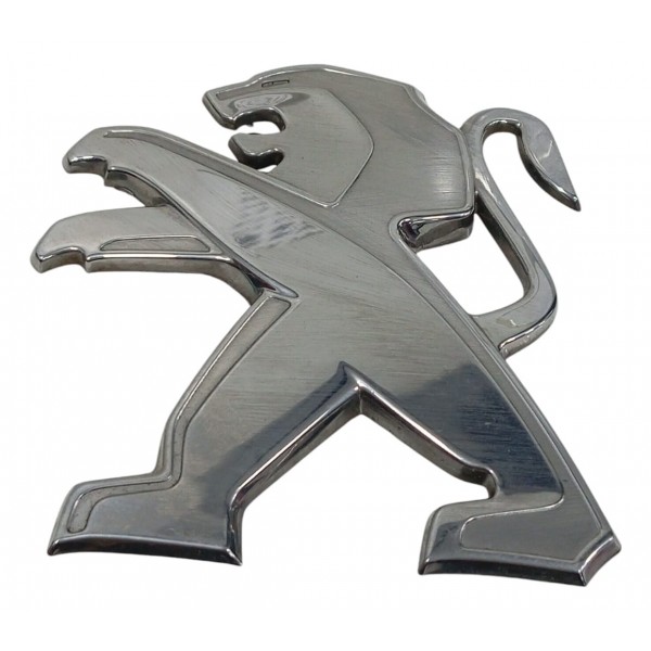 Emblema Peugeot 2008 2019 Prateado