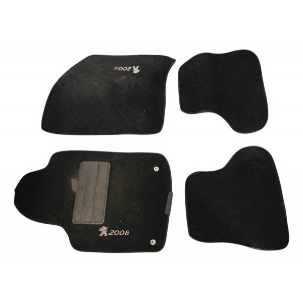 Jogo Tapete Peugeot 2008 2019 Preto