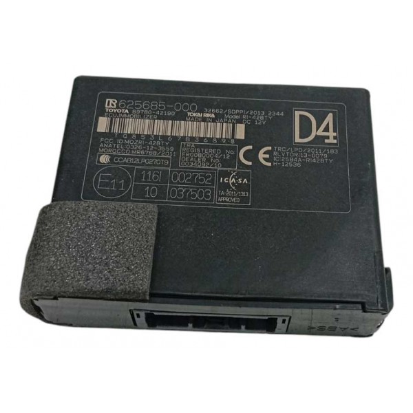 Modulo Imobilizador Toyota Corolla Gli Sedan 1.8 Cvt 2017