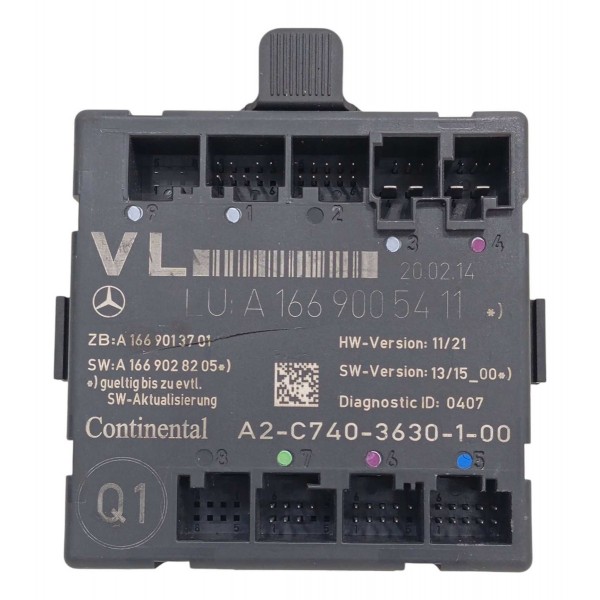 Módulo Da Porta Dianteira Esquerda Mercedes A200 2014