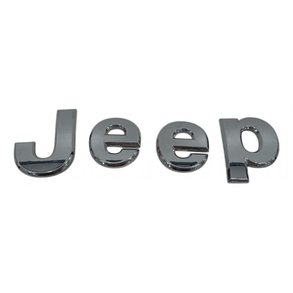 Emblema Jeep Capô Renegade 2021 Preto
