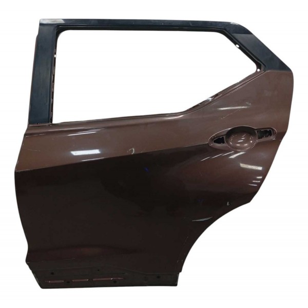 Porta Lata Traseira Esquerda Nissan Kicks 2019 2020 Marrom Traseira Esquerda Marrom