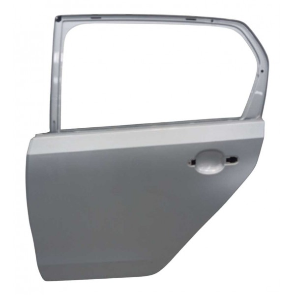 Porta Lata Traseira Esquerda Vw Up 2017 Prata Traseira Esquerda Prata