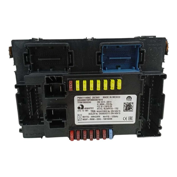 Modulo Bcm Caixa Fusível Jeep Compass 2018 P68411149ac