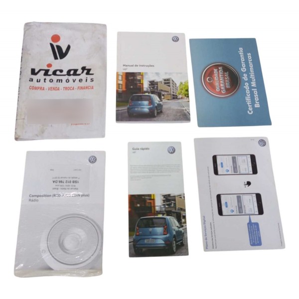 Manual Instruções Proprietário Volkswagen Up Mpi Mc 2020