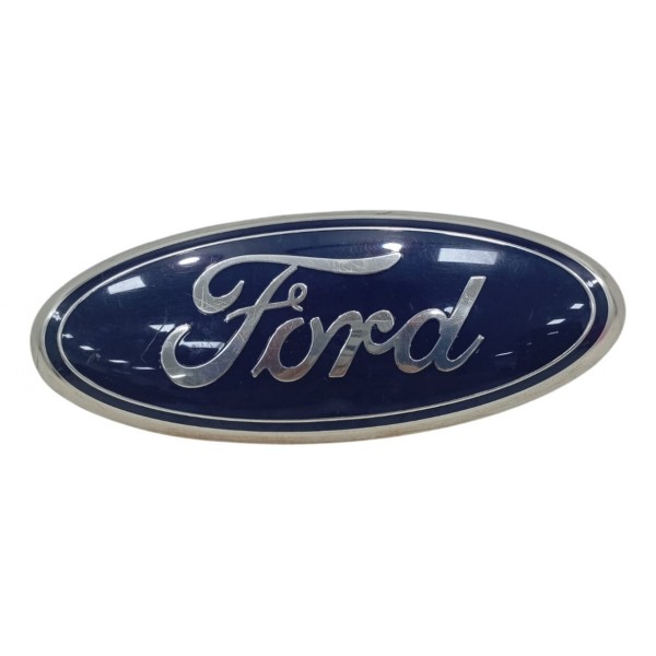 Emblema Grade Frontal Ford Ranger 3.2 2013 A 2015 Preto