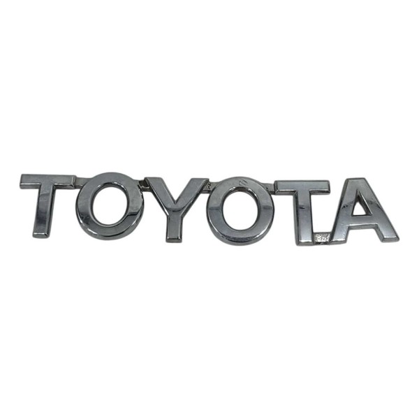 Emblema Letras Tampa Traseira Toyota Corolla Gli 2017 Prateado