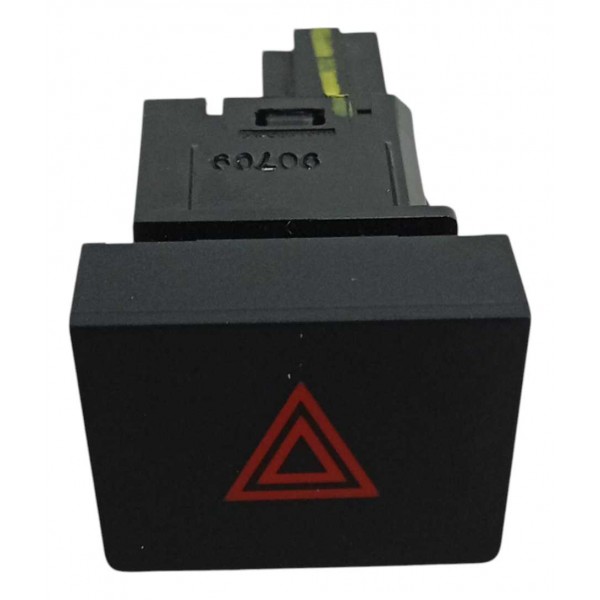 Botão Alerta Nissan Versa 2022/2025 Preto