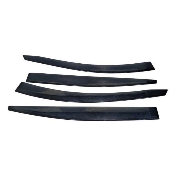 Kit Calha Chuva Nissan Versa 2021 2022 Preto