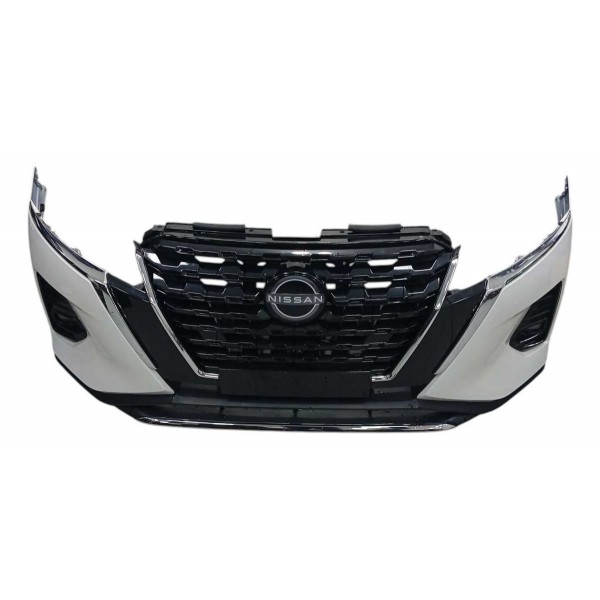 Parachoque Dianteiro Completo C/ Radar Nissan Kicks 2021 Branco