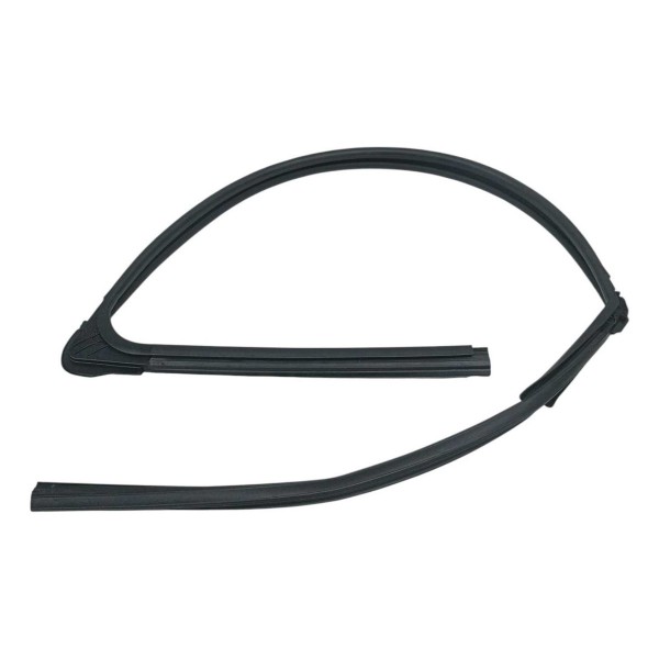 Guarnição Porta Dianteiro Esquerdo Nissan Kicks 2024 Preto