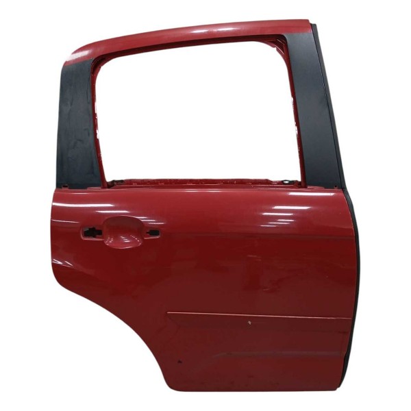 Porta Traseira Direita Citroen C3 90m Tendance 2013 Traseira Direita Vermelho