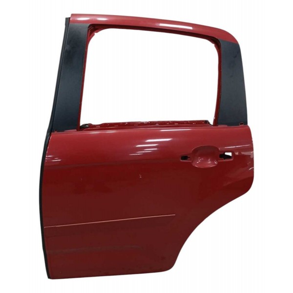 Porta Traseira Esquerda Citroen C3 90m Tendance 2013 Traseira Esquerda Vermelho