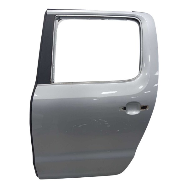 Porta Lata Traseira Esquerda Volkswagen Amarok 2011/2022 Traseira Esquerda Prateado