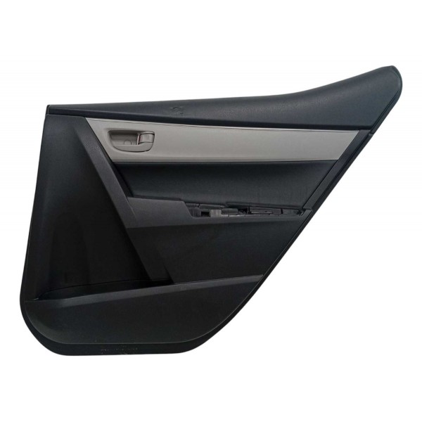 Forro Porta Traseiro Direito Toyota Corolla Gli 2017 Preto