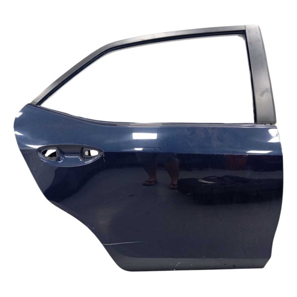 Porta Lata Traseira Direita Toyota Corolla Gli 2017 Traseira Direito Azul
