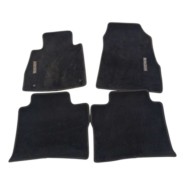 Jogo Tapete Nissan Kicks 2022 Preto