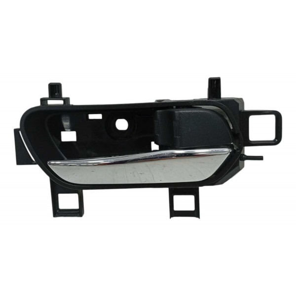 Maçaneta Interna Porta Dianteira Direita Nissan Kicks 2019 Preto Dianteira