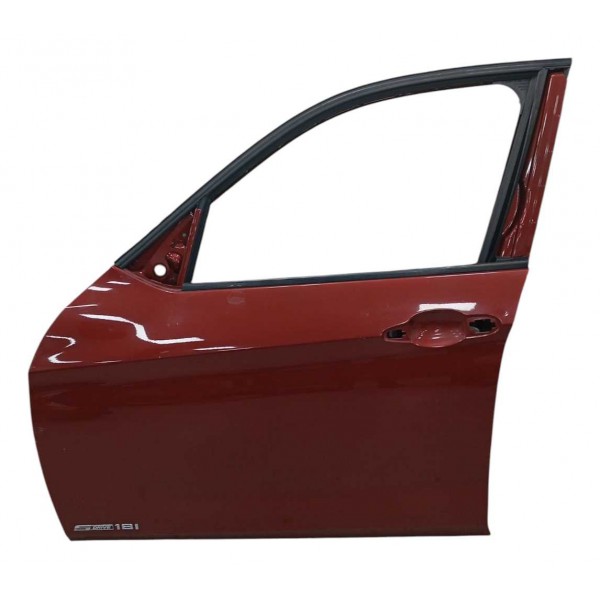 Porta Lata Dianteira Esquerda Bmw X1 2012 Dianteira Esquerda Vermelho