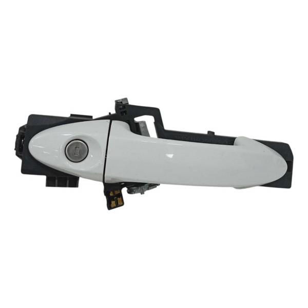Maçaneta Externa Porta Dianteira Esquerda Ford Fiesta 2015 Branco Dianteira