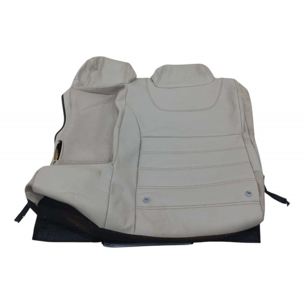 Capa Encosto Banco Traseiro Esquerdo Nissan Versa 2020 Cinza
