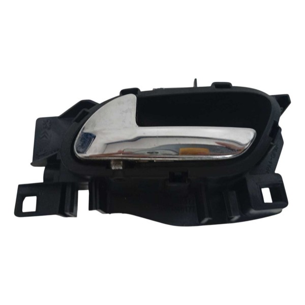 Maçaneta Interna Traseira Esquerda Citroen C3 90m 2013 Preto Traseira