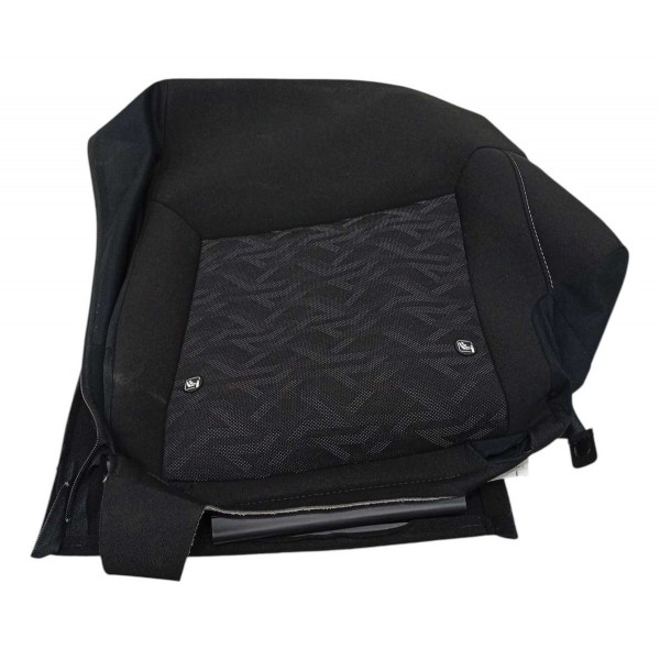 Capa Encosto Banco Traseiro Esquerdo Nissan Kicks 2020 Preto