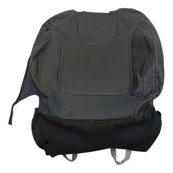 Capa Encosto Banco Dianteiro Esquerdo Renault Captur 2018 Preto