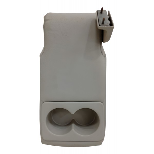 Apoio Braço Porta Copos Banco Traseiro Nissan Versa 2020 Preto